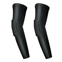 Two sets of honeycomb anti collision elbow protection long sports training protective equipment